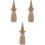 3 Pièces Figure En Bois Décoration Table Sable 5