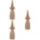 3 Pièces Figure En Bois Décoration Table Sable 9