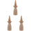 3 Pièces Figure En Bois Décoration Table Sable 4