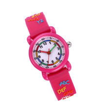 1 3D Cartoon Polsuur Waterdicht Quartz Unisex Roze