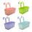 Mini Rectangle Box Decors Desktop Gift Plant-Light blue 2