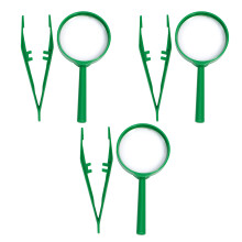 9 Sets Kinder Lupe Mit Pinzette Beobachtungswerkzeuge Für Outdoor
