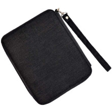 1Pc 78-Holes Art Painting Pen Bag For Pencil Storage Black