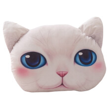 Realistic 3D Shiba Inu Dog Cushion Optional-Little white cat