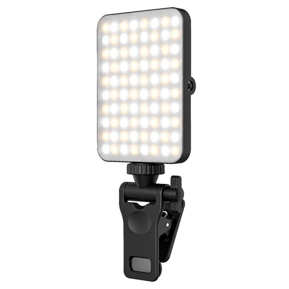 Ring Selfie Front And Back Phone Clip 80 Led 2000Mah Rechargeable Portable Clipon For Tablet Laptop Light 9067246131432