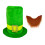 Stylish Fabric Patricks Day Hat and Beard for Any Ages-Type E 1