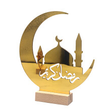 Ramadans Acrylic Crescents Table Decoration for Eid-MBT005