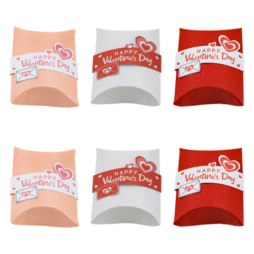 50pcs Valentine's Day Sweet Boxes Packaging Boxes for-White 2