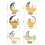 Ramadans Acrylic Crescents Table Decoration for Eid-MBT005 4