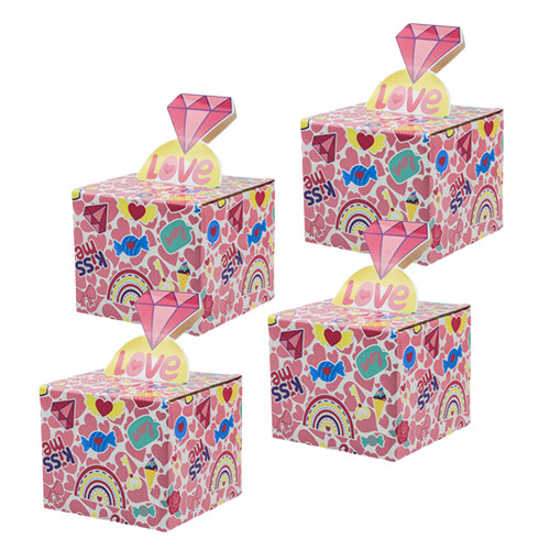 4pcs Pull Out Money Holders for Valentine's Day-Diamond style
