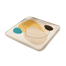 Square Chair Cushion Chair Pad Durability Polyester-Drunk 40cm