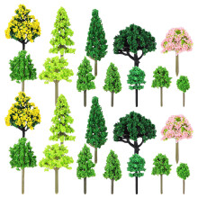 55 Stuks Mini Kunstbomen Voor DIY Bouwmodel Landschap