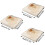 Square Chair Cushion Chair Pad Durability Polyester-Drunk 40cm 4