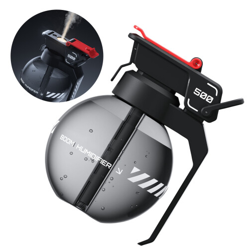 Futuristic Modern Grenades Humidifier Ornaments Perfect-Black 2