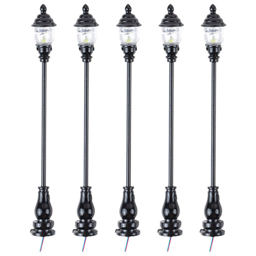 5Pcs Simulerade Miniatyr Trädgårdslyktor Inredning