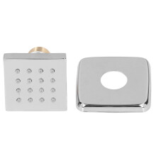 Geef uw badkamer een upgrade met onze 3,5 inch roestvrijstalen afdekplaat, vierkante douchekopafdekking en spa-ervaring.