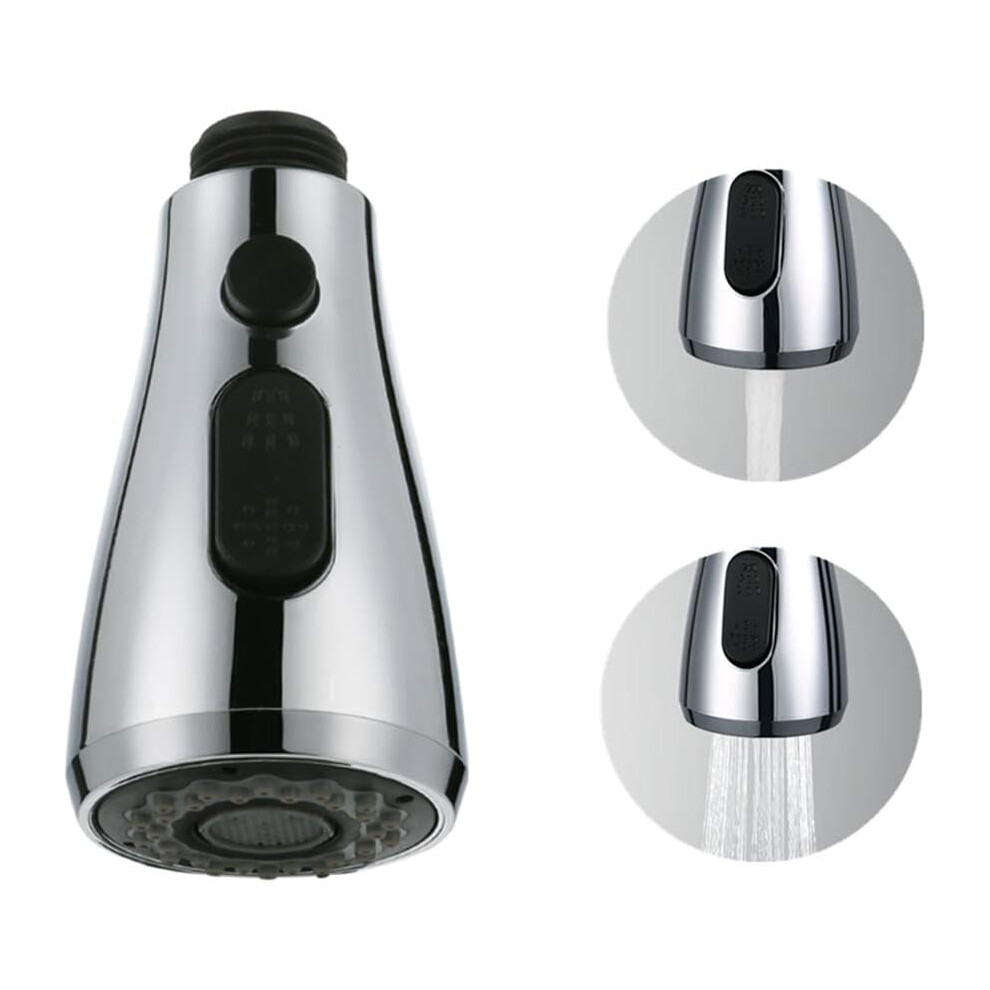 Aquablade Mode Pull Down Kitchen Faucet Sprayer, Abs Plastic Construction Easy Installation Silicone Nozzles Anti Rust Energy Saving Sink Faucet Repla 9060116617180