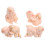 4Stk Mini Sandtisch Landschaft Harz Kindermodell 1
