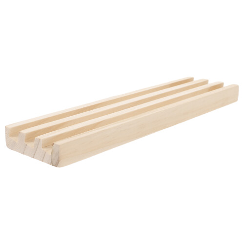 3 Piezas Soporte De Madera Fichas Accesorio 1