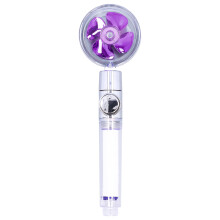 Cap de duș inovator cu ventilator turbo de înaltă presiune, designul ventilatorului cu elice asigură o utilizare eficientă a apei, menținând