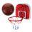 1 Set Kinderbasketballkorf Hangend IJzer Rood 2