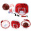 1 Set Kinderbasketballkorf Hangend IJzer Rood 4