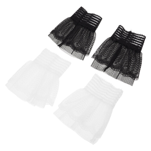 6 Pares De Puños De Encaje Ajustables Victoriano 1