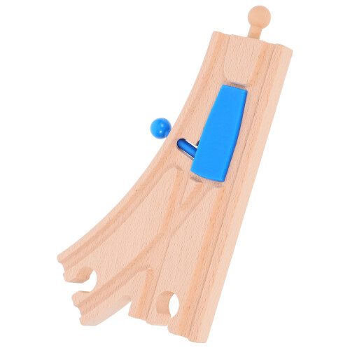 4Pcs Wooden Track Train Toy Scene Layout Prop 2