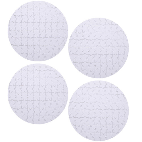 20 Pcs Heat Transfer Printing Blank Puzzle Pieces 2