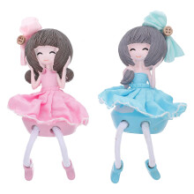 2Stk Charmante Feenpuppe Hängend Resin Geschenk