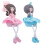 2Stk Charmante Feenpuppe Hängend Resin Geschenk 3