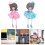 2Stk Charmante Feenpuppe Hängend Resin Geschenk 8