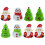 8Pcs Xmas Themed Pull Back Playthings And Ornaments Mixed Style 1
