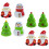 8Pcs Xmas Themed Pull Back Playthings And Ornaments Mixed Style 7