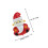 8Pcs Xmas Themed Pull Back Playthings And Ornaments Mixed Style 2