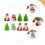 8Pcs Xmas Themed Pull Back Playthings And Ornaments Mixed Style 6