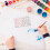 40 Pezzi Set Per Pittura Con Spugnette Dita Per E 6