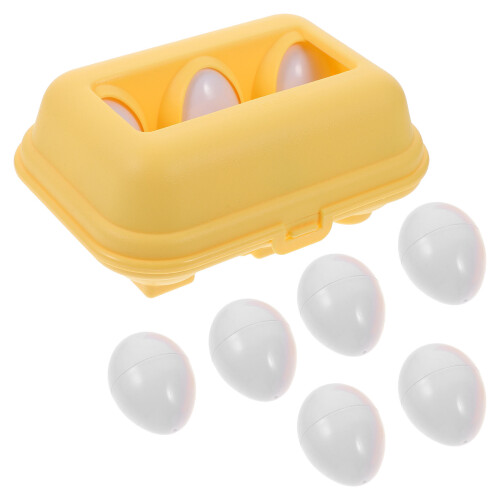 6Pcs Educational Matching Egg Toy for Toddlers Color Shape Recognition