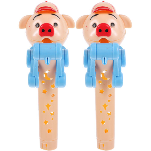 2Pz Gioco Robot Porta Lollipop in ABS Vari Per Bambini 1