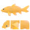 1 Pièce Décoration Bureau Poisson Océanique Simulé 4
