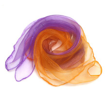 6 Pcs Small Scarf Colourful Dance Juggling Scarves Child Women'S