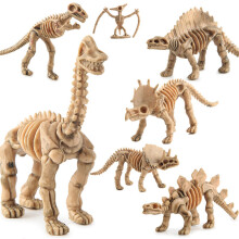 24Pcs Barns Dinosaurie Skelett Leksak Set