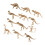 24Pcs Barns Dinosaurie Skelett Leksak Set 10