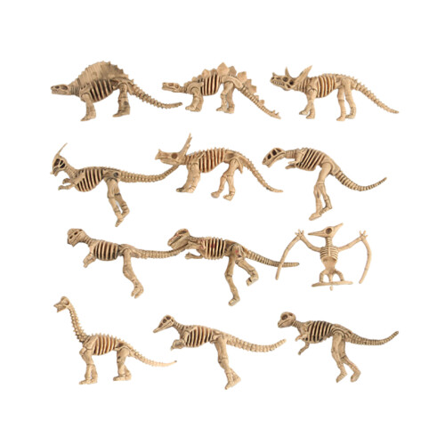 24Pcs Barns Dinosaurie Skelett Leksak Set 1