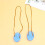 1 Pair Children'S Thickened Plastic Elliptical Stilt Balance Trainer Blue 8