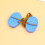 1 Pair Children'S Thickened Plastic Elliptical Stilt Balance Trainer Blue 9