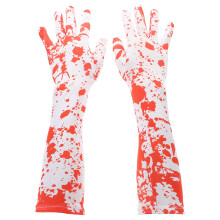 One Pair Of Halloween Blood Gloves For Party And Cosplay