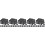 150 Pcs Plastic Backgammon Pieces Board Game Accessory 10