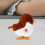 2Pcs Wind-Up Clockwork Animal Toy Sparrow Shaped Plush Plaything 3