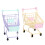 2Pcs Brinquedo Casa Miniatura Metal Decoração 11